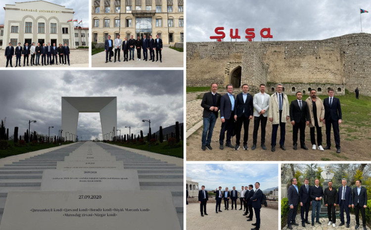 Almaniya Bundestaqının nümayəndə heyəti Xankəndi və Şuşa şəhərlərində olub 