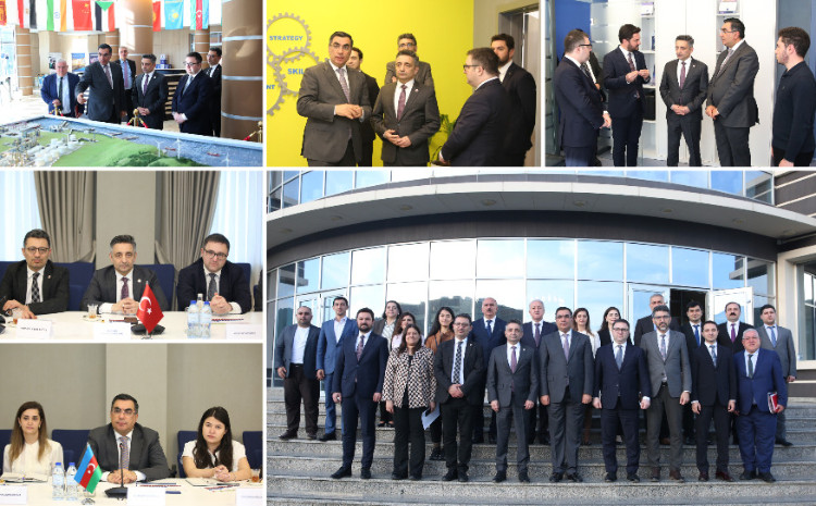 Leadership of Turkish Defense Industry Committee visit Baku Higher Oil School 