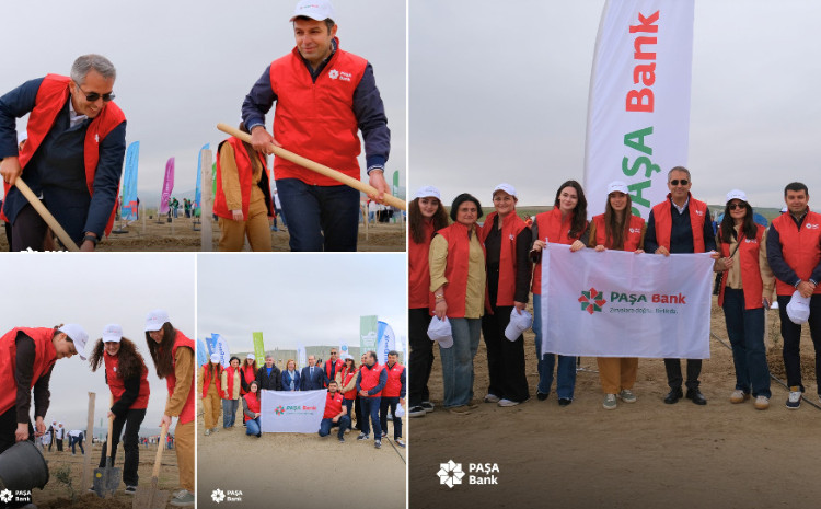 PASHA Bank присоединился к акции по посадке деревьев 