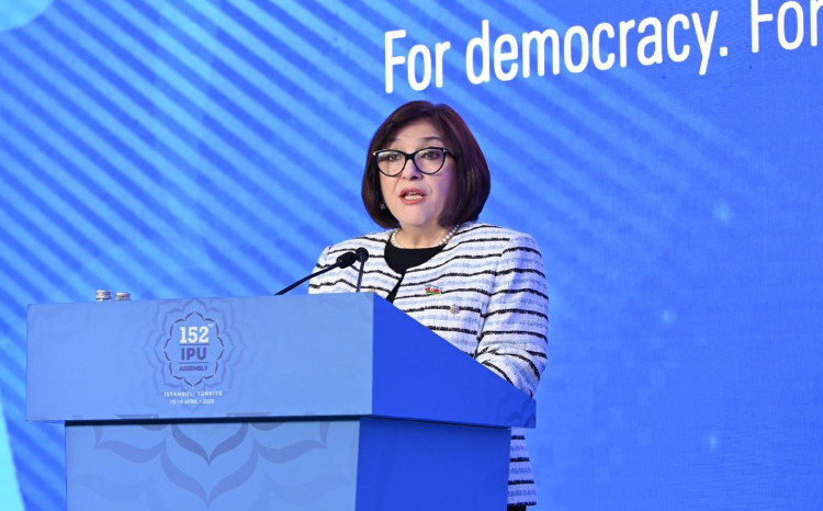 Спикер Милли Меджлиса Сагиба Гафарова выступила на Форуме Женщин-Парламентариев в Стамбуле 