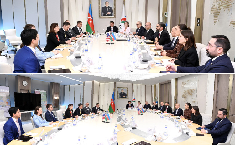 SOCAR President Meets with Senior Advisor at the U.S. Department of State and U.S. Trade and Development Agency Country Manager 