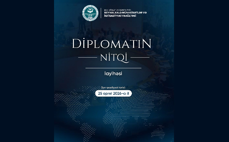 BDU-da “Diplomatın nitqi” layihəsinə start verilir 