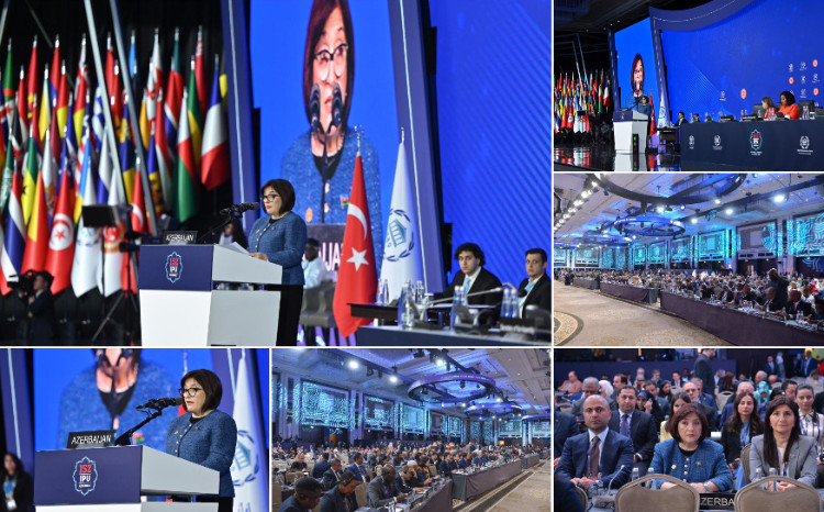 Speaker of Milli Majlis Sahiba Gafarova Addresses 152nd Assembly of Inter-Parliamentary Union 