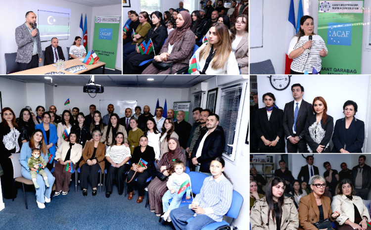 Fransanın Nant şəhərində Azərbaycan icması ilə görüş keçirilib 