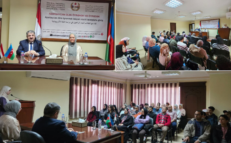 Misirdə əcnəbilər Azərbaycan dili kurslarında iştirak edirlər 