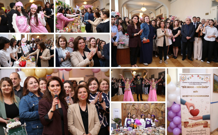 ADPU-da “Bir masa - min ümid” adlı xeyriyyə yarmarkası keçirilib 