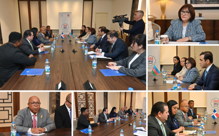 Спикер Сагиба Гафарова встретилась с председателем Палаты Депутатов Доминиканской Республики 