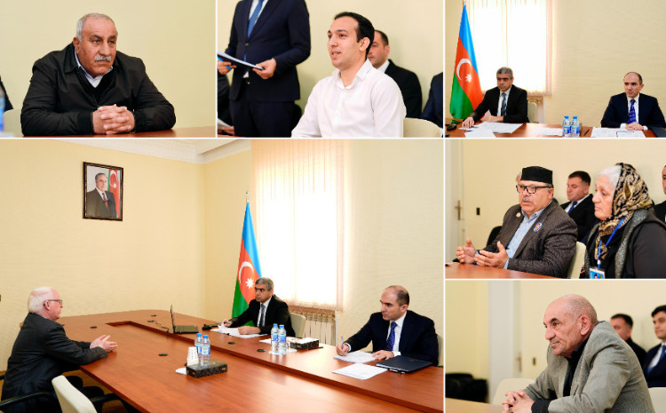 Nazir Anar Əliyev Qobustanda vətəndaşları qəbul edib 