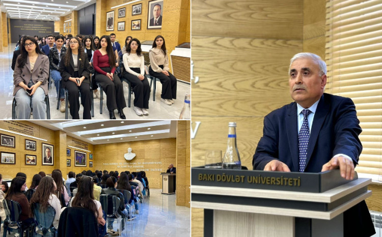 В БГУ прошла очередная встреча проекта «Азербайджанский язык - открытые уроки» 