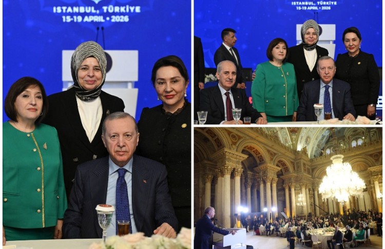 Президент Турецкой Республики Реджеп Тайип Эрдоган встретился со спикерами парламентов, участвовавших в заседании 152-й Ассамблеи Межпарламентского Союза 