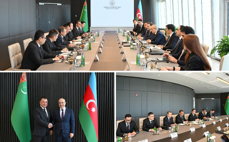 Türkmənistanla iqtisadi əməkdaşlığın inkişaf perspektivləri dəyərləndirilib 