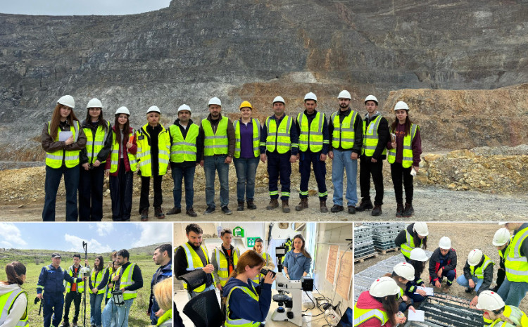 BDU tələbələri “Azerbaijan International Mining Company Limited” şirkətində istehsalat təcrübəsində 