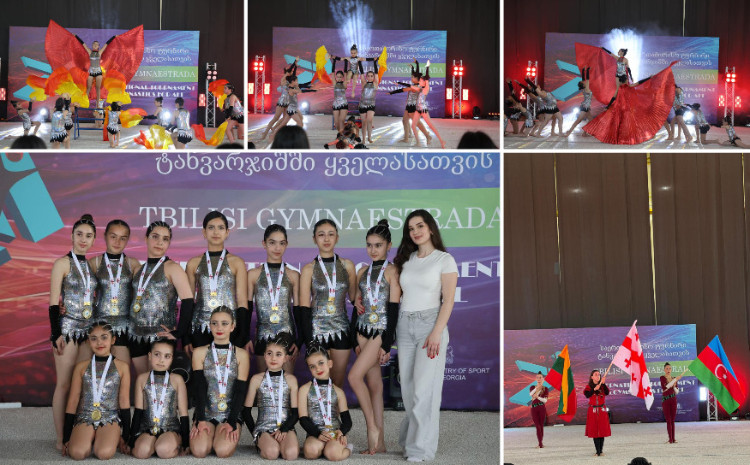GAİM gimnastları Tbilisidəki festivalda uğurla çıxış edib 