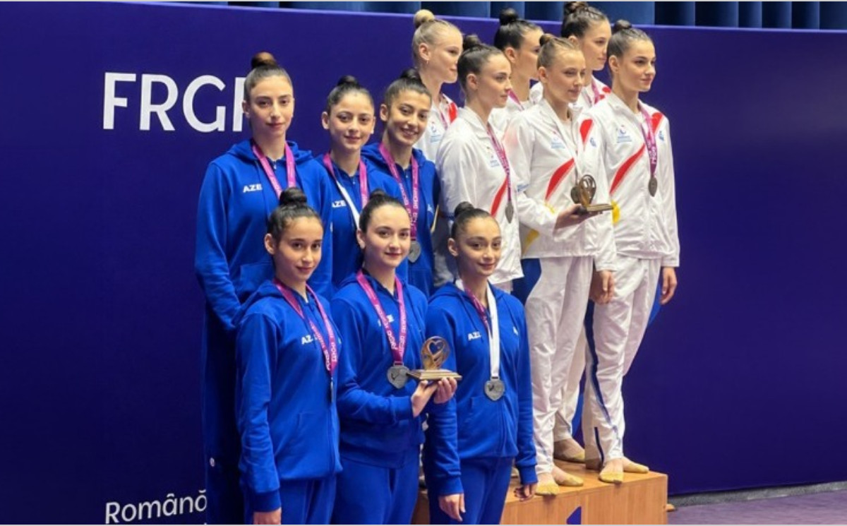 Our exercise group team finished second in Bucharest 