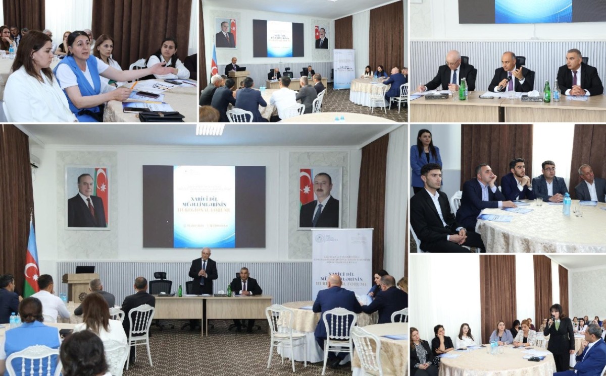 BSU Lənkəranda Xarici Dil Müəllimlərinin III Regional Forumunu keçirib 