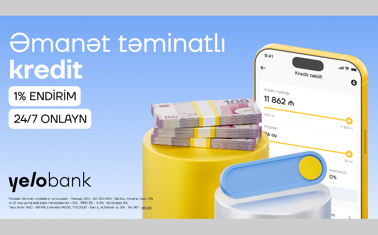 Get a deposit-backed loan via Yelo App! 