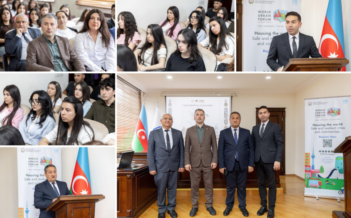 Sumqayıt şəhərində WUF13 Festivalı çərçivəsində məlumatlandırma sessiyası keçirilib 