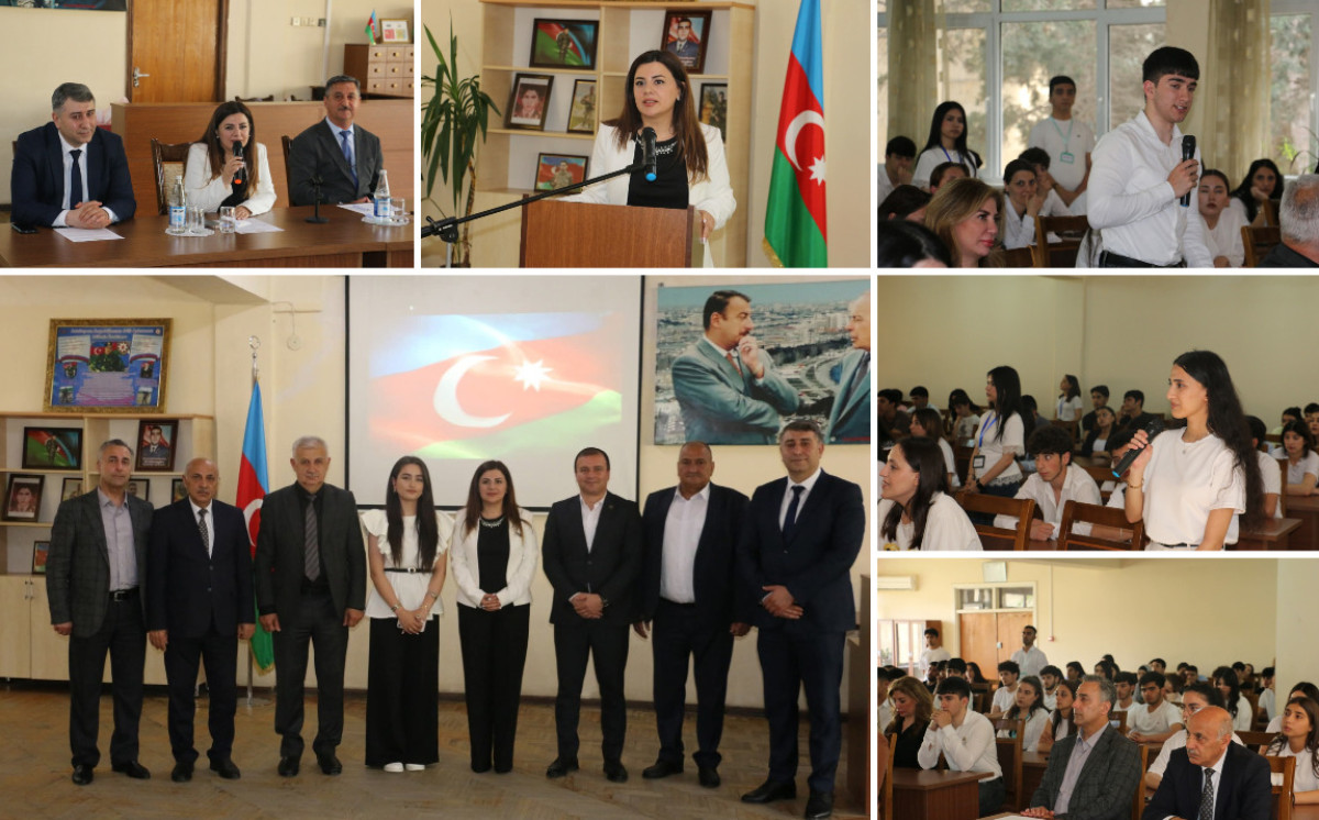 Pərvanə Vəliyeva Bakı Neft-Energetika Kollecində tələbələrlə görüşüb 