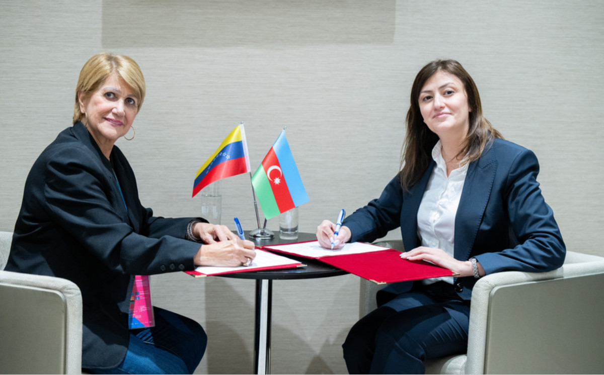 A Memorandum of Understanding was signed between the Azerbaijan Gymnastics Federation and the Venezuelan Gymnastics Federation 