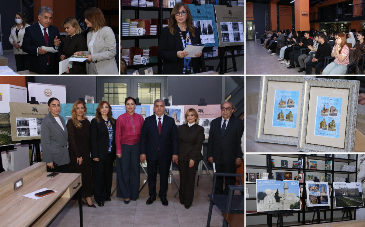 ADPU-da “Poçt markalarında şəhərimizin siması” mövzusunda görüş 