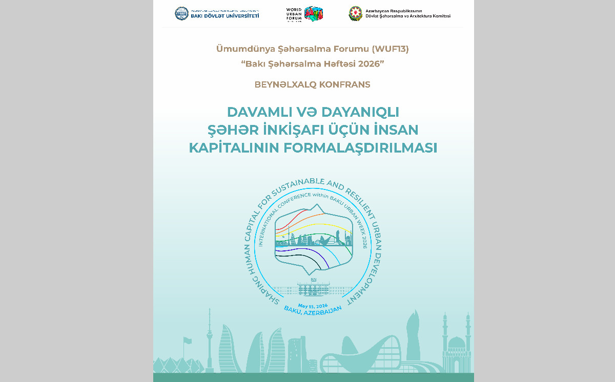 BDU Dövlət Şəhərsalma və Arxitektura Komitəsi ilə beynəlxalq konfrans keçirəcək 