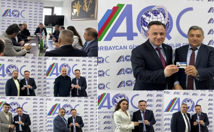 AQC üzvlərinə yeni vəsiqələr təqdim olunub - VİDEO