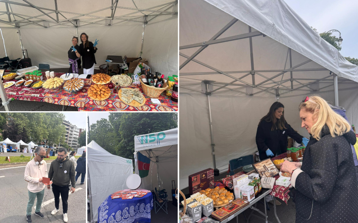Brüsseldə “Tervuren” festivalında Azərbaycan stendi qurulub 