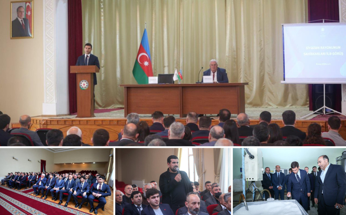 Siyəzəndə sahibkarlarla biznesin inkişafına dair təklif və ehtiyacları müzakirə edilib 