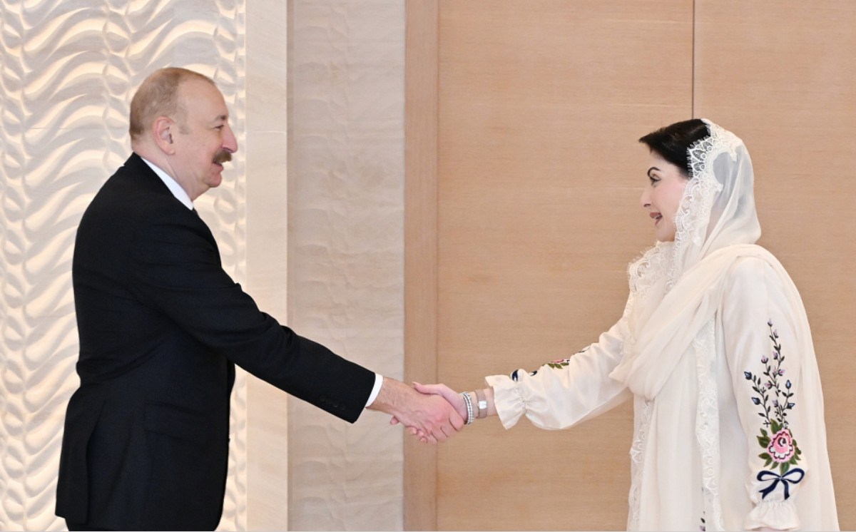 Prezident İlham Əliyev Pakistanın Pəncab əyalətinin Baş nazirini qəbul edib 