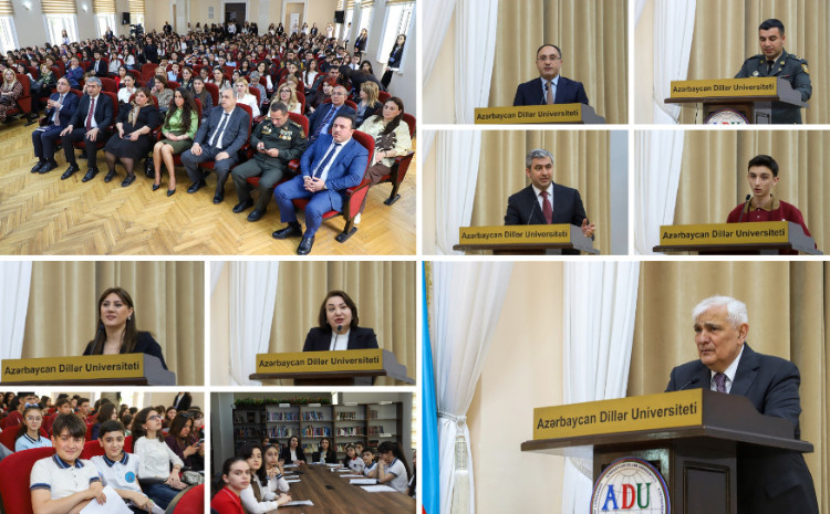 ADU-da “Heydər Əliyev və dayanıqlı inkişafın Azərbaycan modeli” adlı tələbə-şagird elmi konfransının açılışı olub 