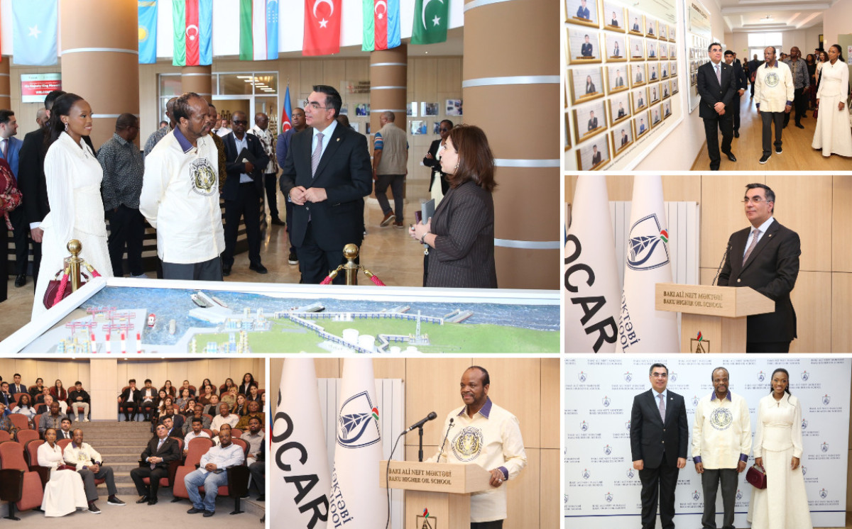 King of Eswatini Visits SOCAR’s Baku Higher Oil School 