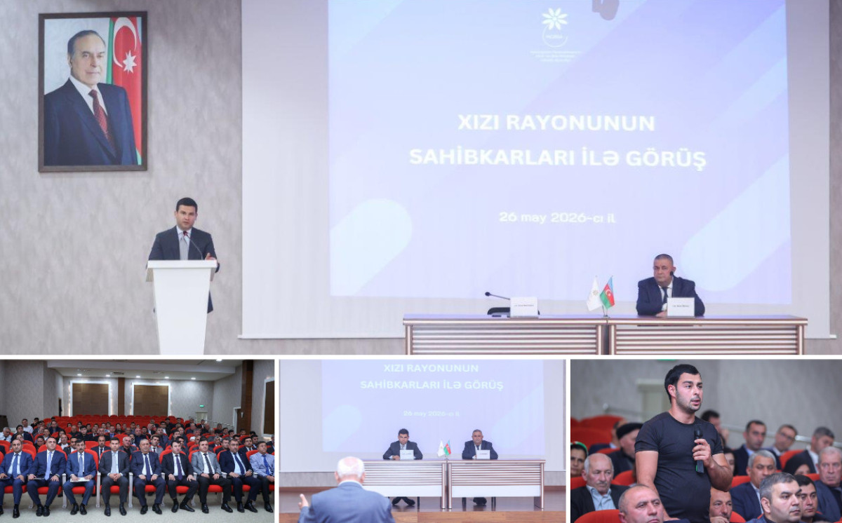 Xızı rayonunda sahibkarlarla görüş keçirilib 
