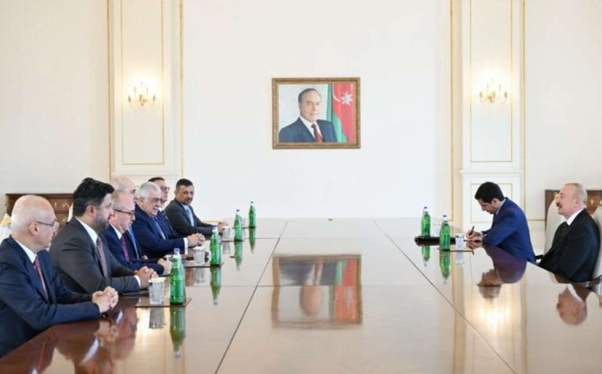 Prezident İlham Əliyev Türkiyə Böyük Millət Məclisinin sədrini qəbul edib 