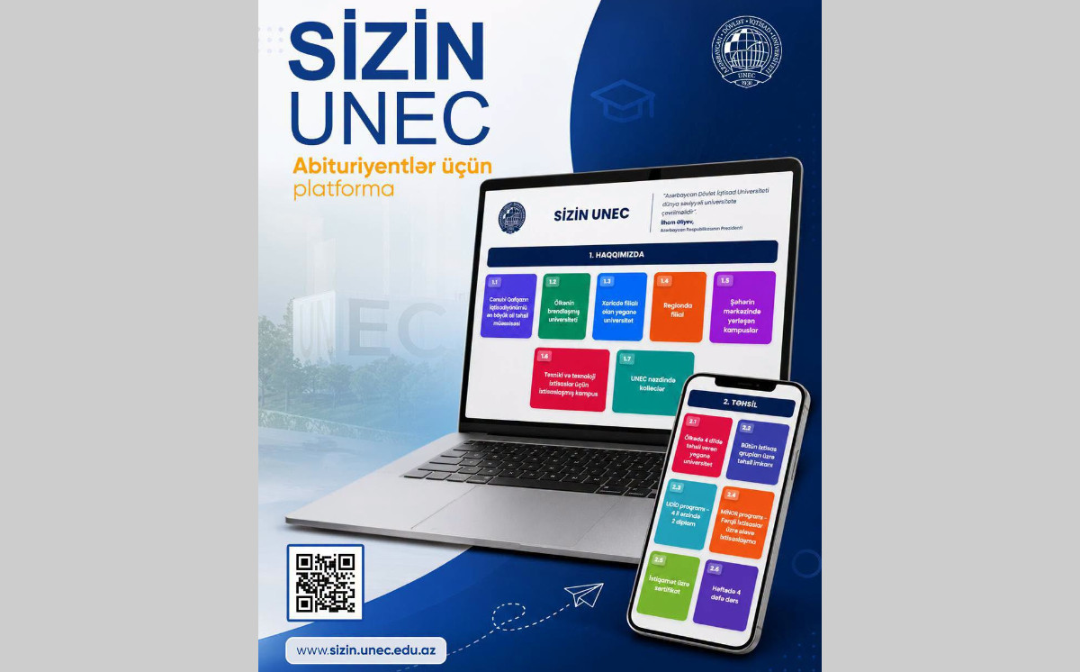 Abituriyentlər üçün yeni rəqəmsal platforma: “SİZİN UNEC” 
