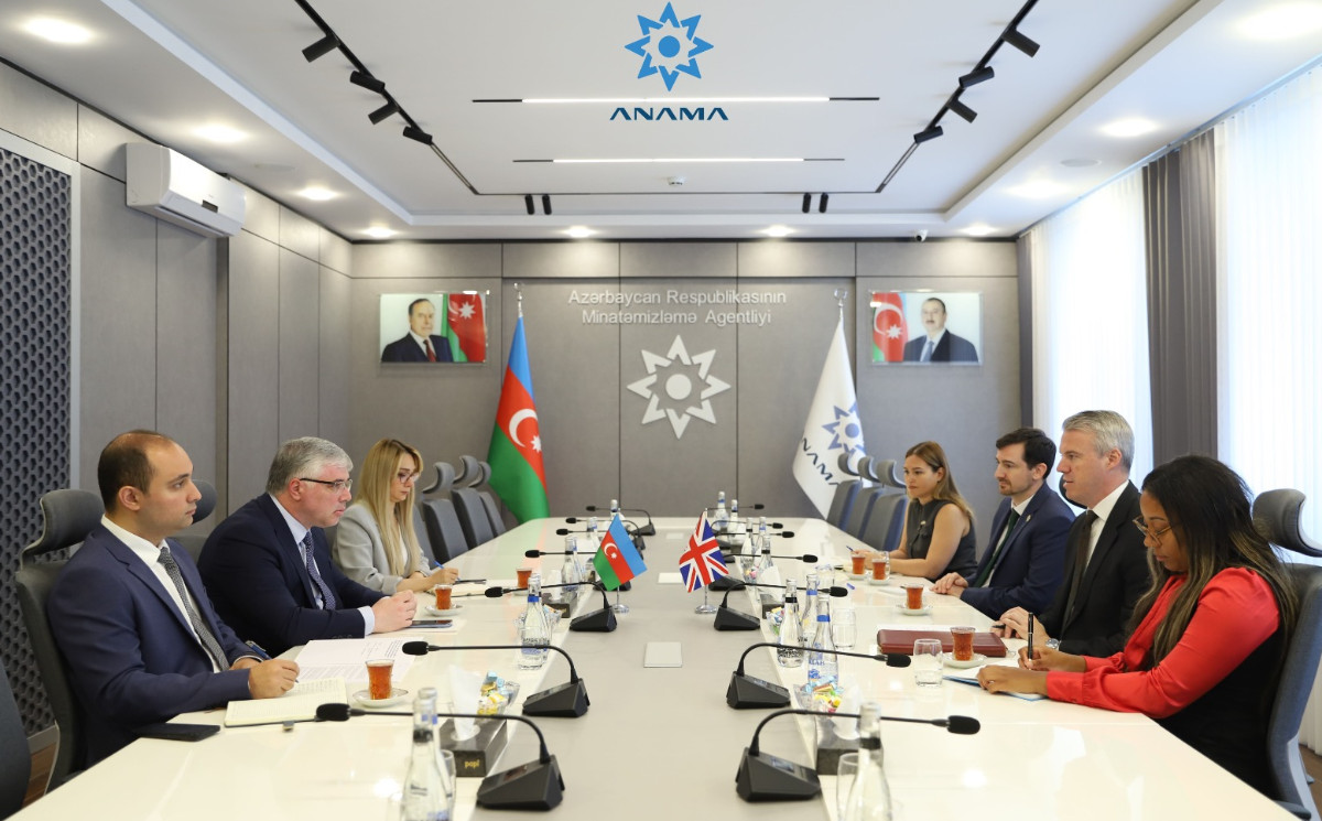 Böyük Britaniya nümayəndə heyəti ilə ANAMA-da görüş 