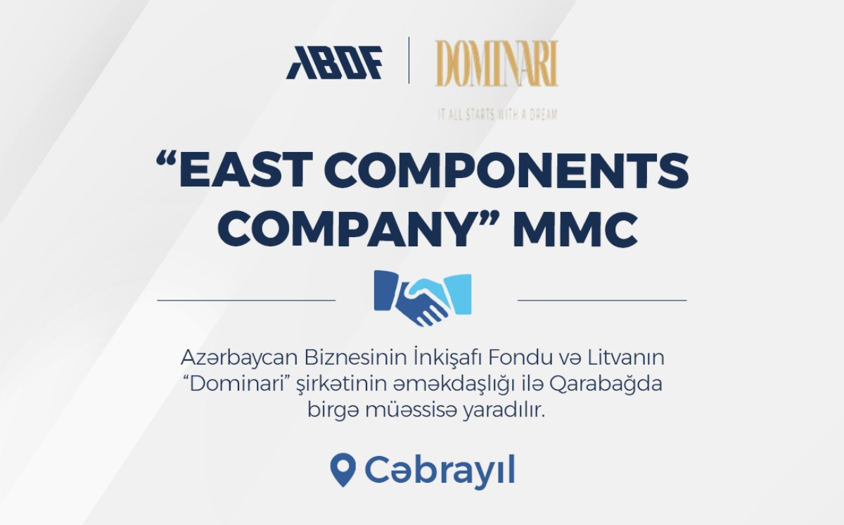 ABDF Litvanın “Dominari” şirkəti ilə birgə istehsal müəssisəsi yaradır 