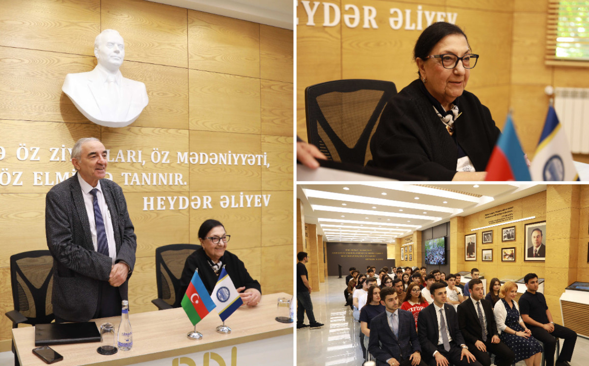 BDU-da “Ulu Öndər Heydər Əliyevin siyasi irsi və dövlətçilik baxışları” layihəsi çərçivəsində növbəti görüş 