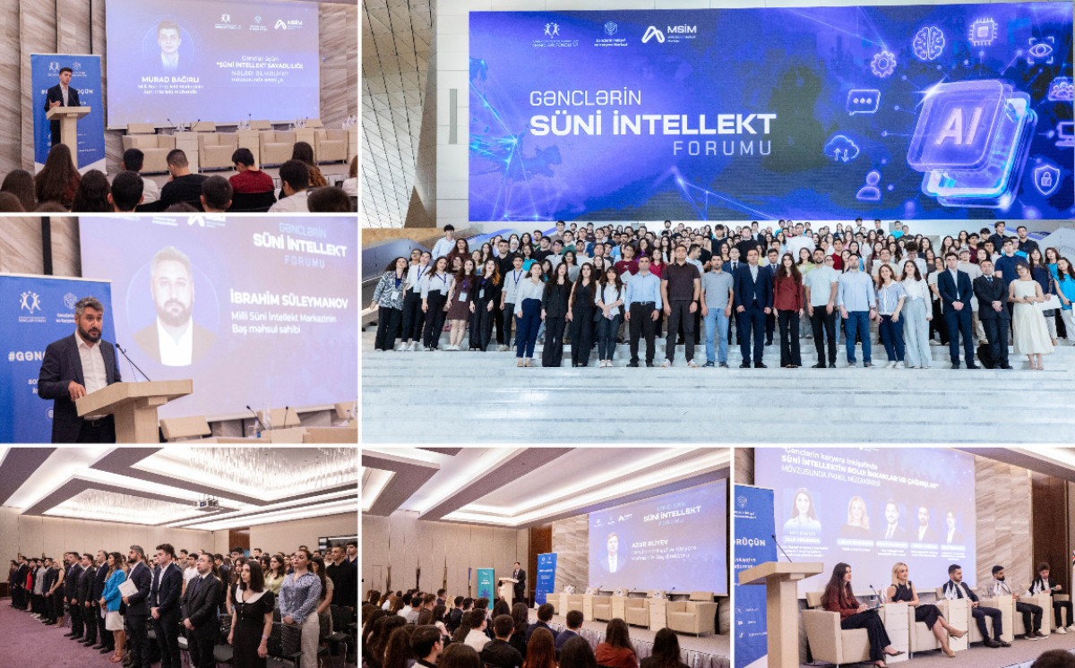 Milli Süni İntellekt Mərkəzi Gənclər üçün Süni İntellekt Forumunun tərəfdaşı olub 