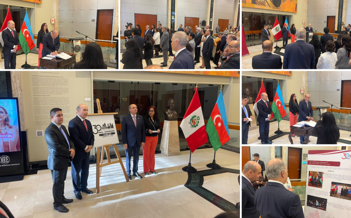 Azərbaycan və Peru diplomatik münasibətlərinin 30 illiyi Limada qeyd olunub 