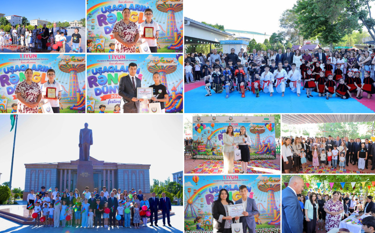 Naxçıvanda “Uşaqların Rəngli Dünyası-2026” festivalı keçirilib 