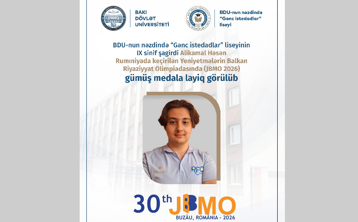 BSU Lyceum Student Wins Silver at JBMO 2026 