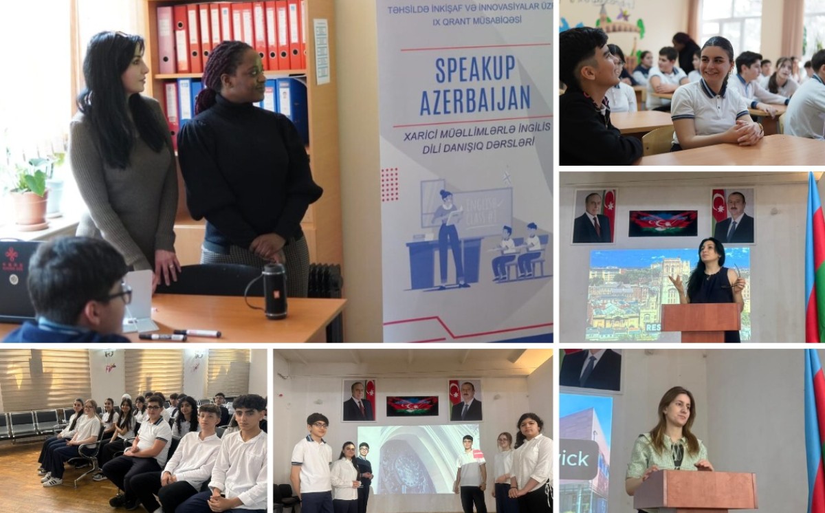 “SpeakUp Azerbaijan - Xarici müəllimlərlə ingilis dili danışıq dərsləri” qrant layihəsi uğurla yekunlaşıb 