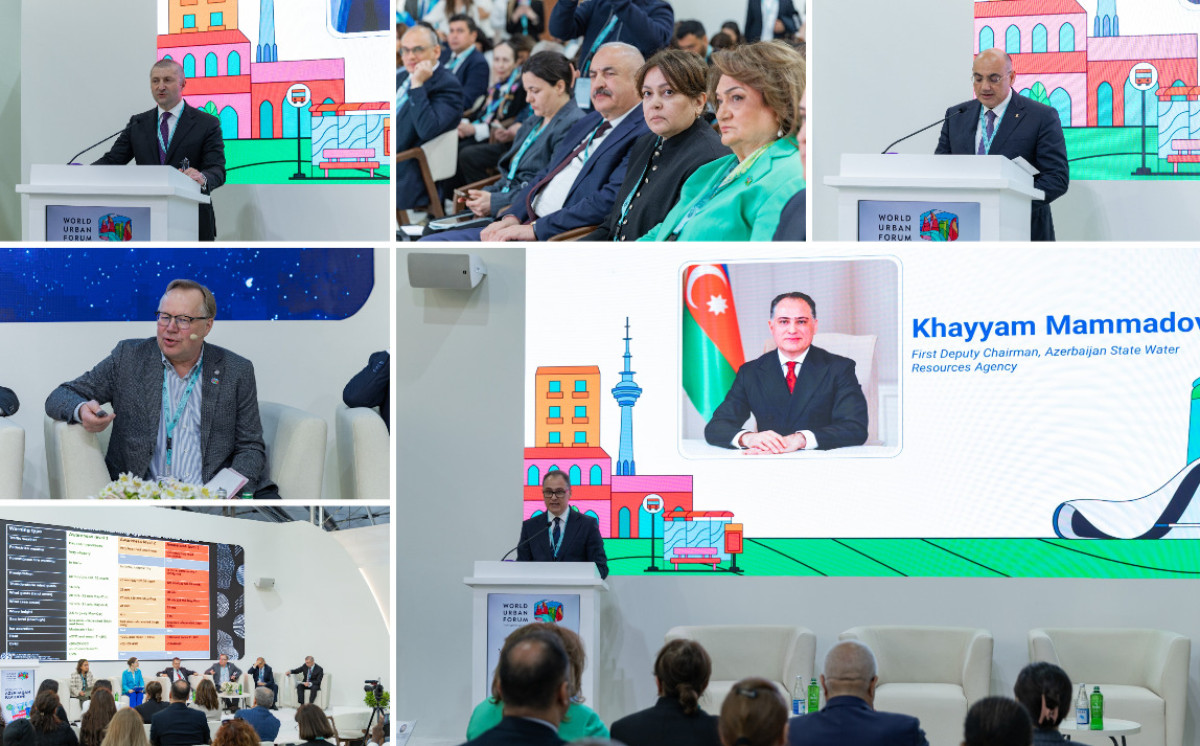 WUF13 çərçivəsində “Erkən xəbərdarlıq və iqlimədavamlı şəhərlər” adlı tədbir keçirilib 