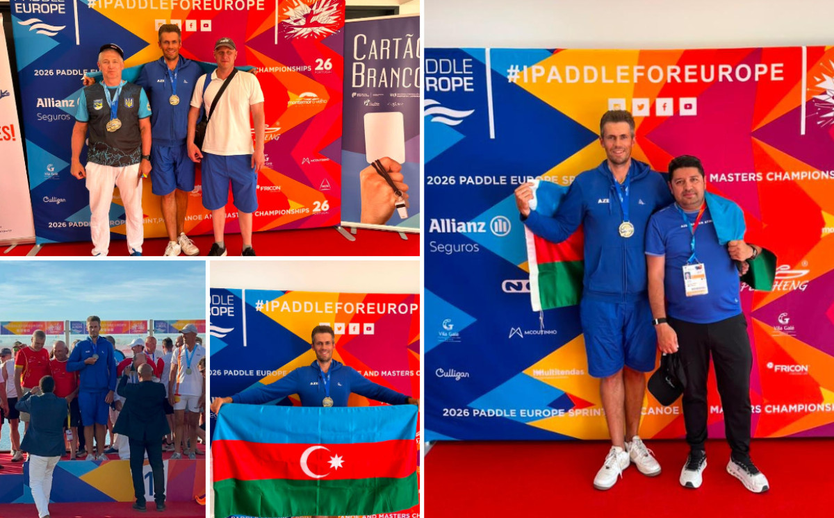 Kanoeçimiz Masters kateqoriyasında Avropa çempionu olub 