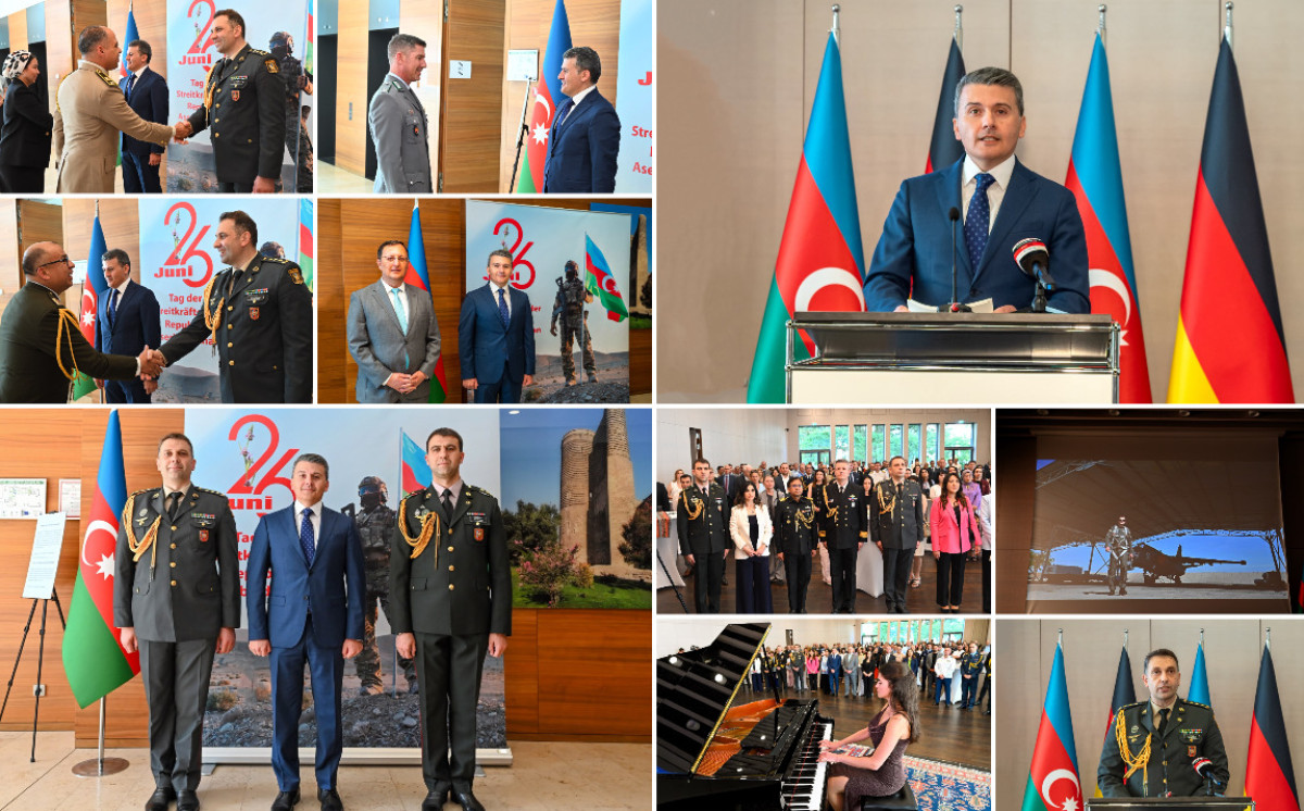 Azərbaycan Silahlı Qüvvələrinin yaradılmasının 108-ci ildönümü Berlində qeyd olunub 