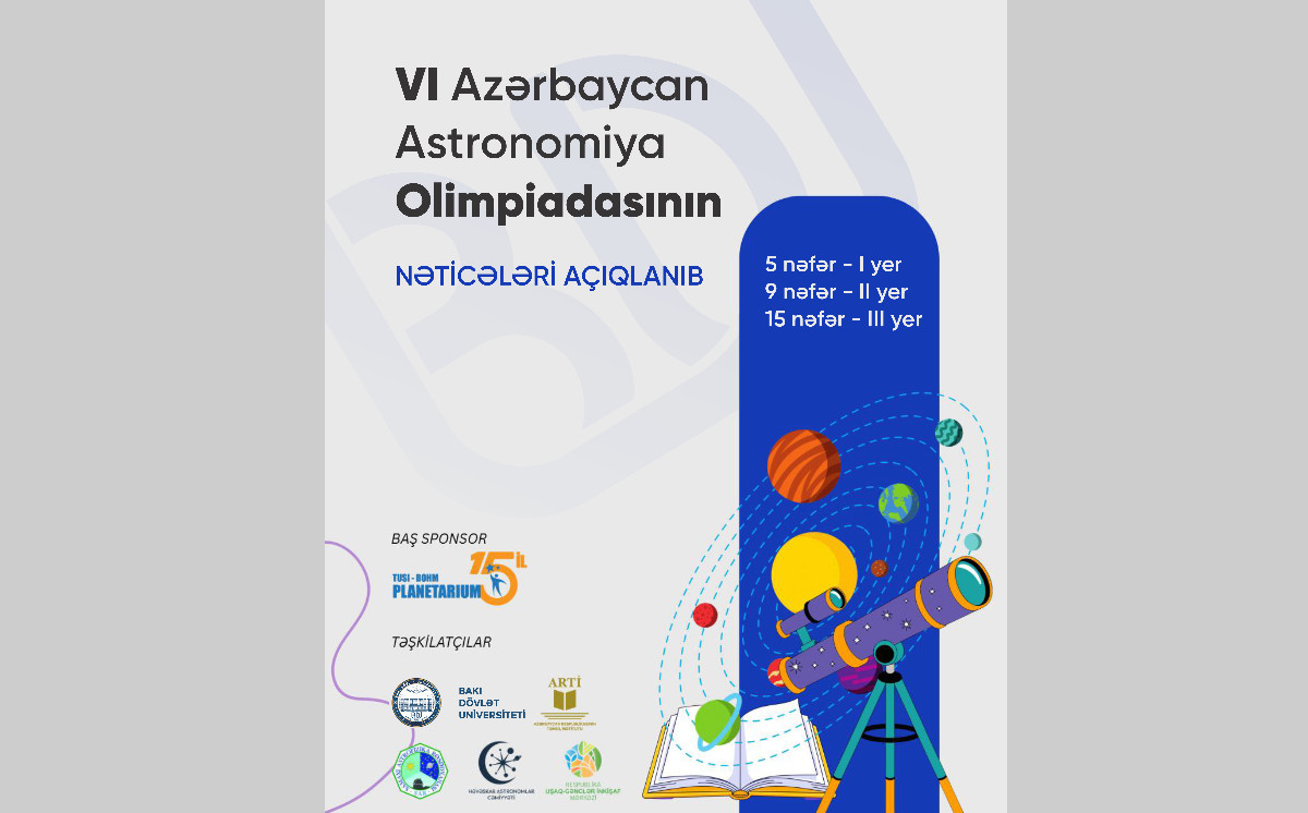 Results of the 6th Azerbaijan Astronomy Olympiad Announced 