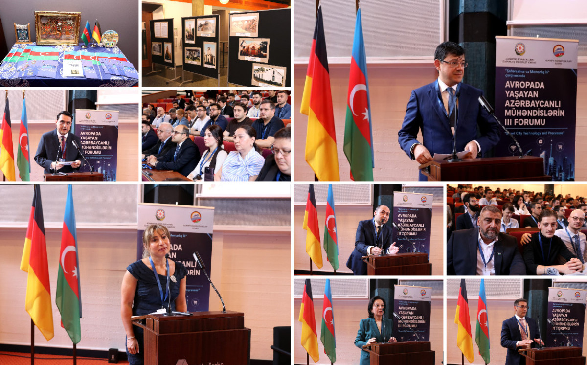 Avropada Yaşayan Azərbaycanlı Mühəndislərin III Forumu keçirilib 