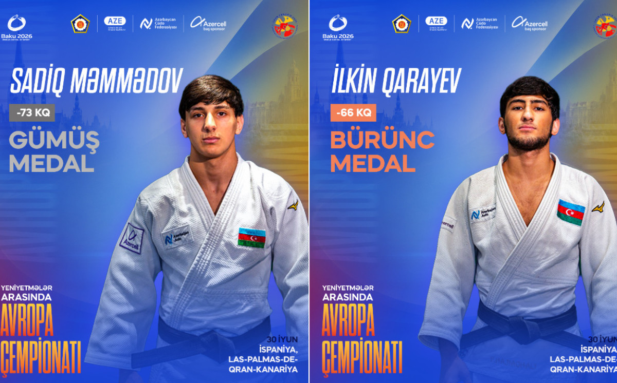 Azərbaycan millisinin Avropa çempionatında medal sayı yeddiyə çatdı 