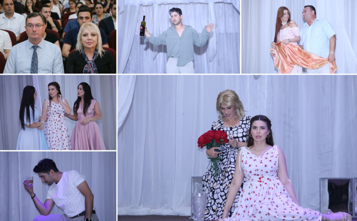 Lənkəran Dövlət Dram Teatrı Qubada “Gəlinlik paltarı” tamaşasını nümayiş etdirdi 