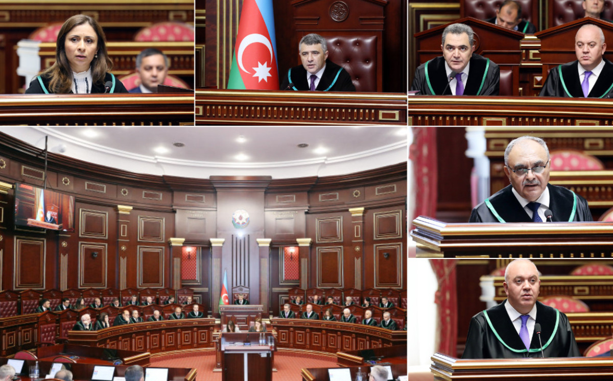 Ali Məhkəmə Plenumunun növbəti iclası keçirilib 